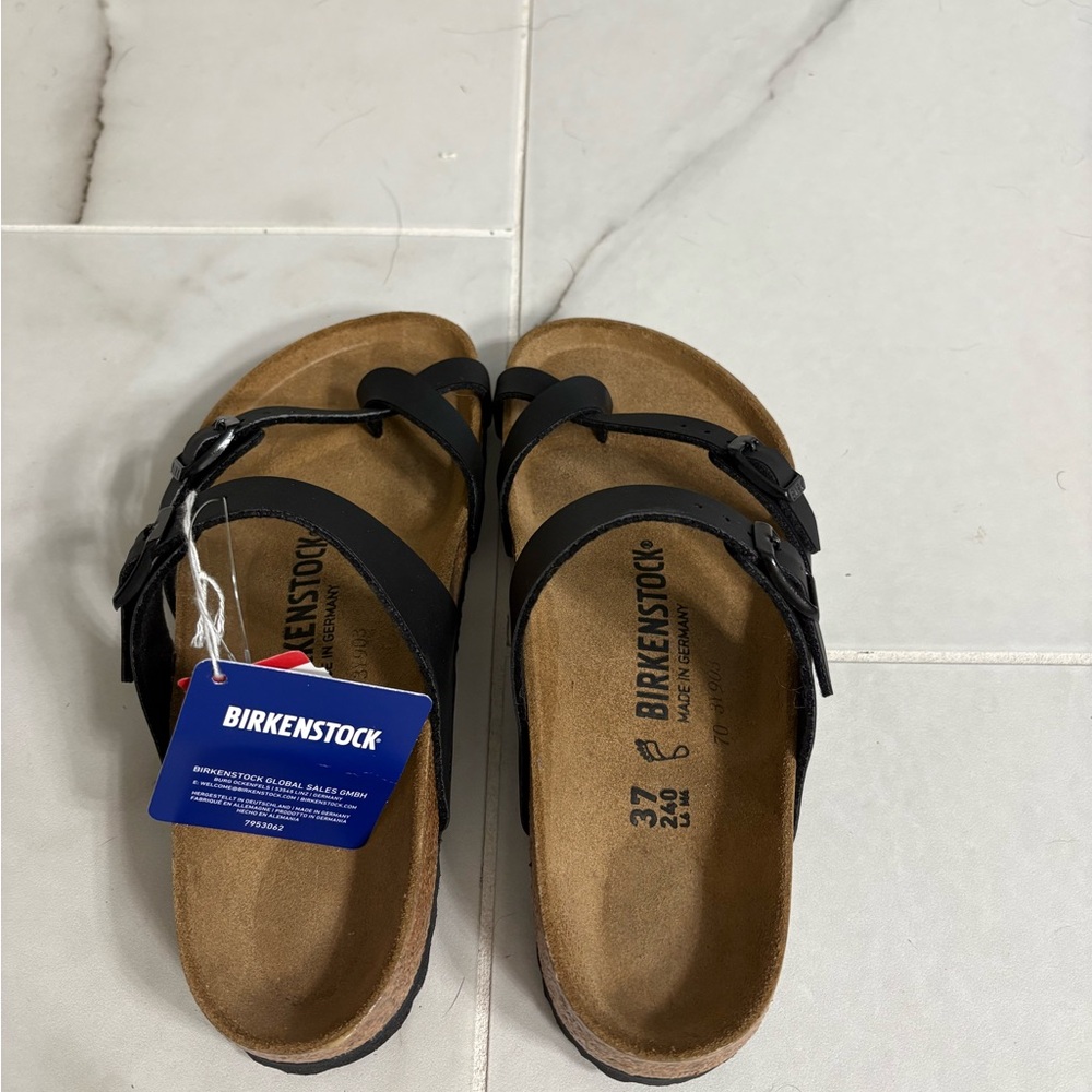 New with tags Birkenstock Black Mayari Sandals size 37 (size 6- 6.5)